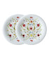 Фото #1 товара Scandinavian Floral 8.5" Salad Plates - Set of 2