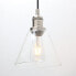 Phansthy Loft Pendant Light, Clear Glass Funnel, Vintage Industrial Pendant Light, Chic Simple Pendant Light, Industrial Style (Antique Colour)