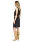 ფოტო #3 პროდუქტის Women's Pleated Belted Tank Dress