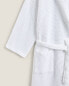 Фото #5 товара Cotton waffle-texture bathrobe