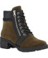 ფოტო #1 პროდუქტის Women's Taylor Colorblock Lace Up Boots