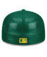 Головной убор бейсболка New Era мужская Oakland Athletics 2022 Batting Practice 59FIFTY Green 7 1/8 - фото #5