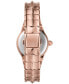 ფოტო #3 პროდუქტის Women's Vert Three Hand Rose Gold-Tone Stainless Steel Watch 32mm
