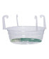 Фото #1 товара Curtis Wagner Hanging Basket Drip Pan, Clear, 12 HB1200 Qty 1