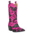 Фото #2 товара Dingo Live A Leather Cow Printed Snip Toe Cowboy Womens Size 8 M Casual Boots