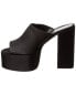 Фото #2 товара Paris Texas Sasha Satin Platform Sandal Women's Black 39.5