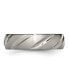 ფოტო #2 პროდუქტის Titanium Satin Swirl Design Wedding Band Ring