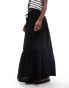 Фото #5 товара Vero Moda boho maxi skirt in black