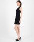 Фото #3 товара Petite Faux-Wrap Sleeveless Jersey Sheath Dress