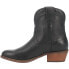 Dingo Seguaro Round Toe Cowboy Booties Womens Black Casual Boots DI825-001