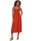Фото #1 товара Women's Linen-Blend A-Line Dress