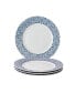 Фото #1 товара Blueprint Collectables Floris Plates in Gift Box, Set of 4
