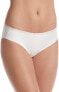 DKNY 267854 Women's White Intimates No VPL Cotton Bikini Underwear Size L