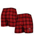 Фото #2 товара Men's Red, Black Tampa Bay Buccaneers Ledger Flannel Boxers