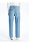 Фото #4 товара LCW Jeans Straight Fit Yırtık Detaylı Kadın Jean Pantolon