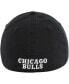 Фото #2 товара Men's Black Chicago Bulls Classic Franchise Fitted Hat