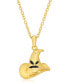 Womens Sorting Hat Gold-Plated Pendant Necklace, 16 + 2''
