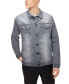 Фото #1 товара Men's Washed Denim Jacket