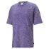 Фото #1 товара Puma P.A.M. X Printed Crew Neck Short Sleeve T-Shirt Mens Purple Casual Tops 536