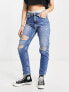 Фото #1 товара Calvin Klein Jeans mom jeans in mid wash