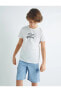 Erkek Çocuk T-shirt 4skb10511tk Beyaz