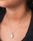 ფოტო #2 პროდუქტის Diamond Teardrop 18" Pendant Necklace (1/4 ct. t.w.) in Sterling Silver, Created for Macy's