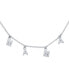 ფოტო #2 პროდუქტის Dangling Charm Block Letters Word MAMA Necklace Choker For Women For New Mother .925 Sterling Silver 16" Adjustable