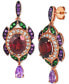 ფოტო #1 პროდუქტის Multi-Gemstone Drop Earrings (7 ct. t.w.) in 14k Rose Gold