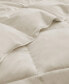 Lightweight White Goose Down Feather Fiber Comforter, California King