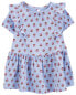 Фото #1 товара Baby Floral Crinkle Jersey Dress 6M