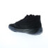 Фото #6 товара Puma Court Pro Nubuck Mens Black Nubuck Athletic Basketball Shoes