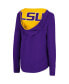 Women's Purple LSU Tigers Catalina Hoodie Long Sleeve T-Shirt