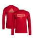 ფოტო #1 პროდუქტის Men's Red Atlanta United FC Local Pop AEROREADY Long Sleeve T-Shirt