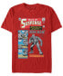 Фото #1 товара Marvel Men's Iron Man Retro Tales of Suspense Comic Cover, Short Sleeve T-shirt