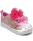 Girl's Toddler Twinkle Toes: Twi-Lites 2.0 Tutu Cute Fastening Strap Casual Sneakers from Finish Line