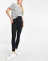 ASOS DESIGN Tall high waist skinny fit tailored trousers in black Черный, 48 - фото #12