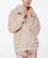 Фото #2 товара Women's Ultra Soft Faux Fur Patch Pocket Jacket