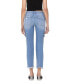 Фото #2 товара Women's Mid Rise Slim Straight Cargo Jeans