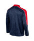 Фото #8 товара Men's Navy Houston Cougars Marled Half-Zip Jacket