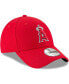 Фото #1 товара Men's Red Los Angeles Angels Game The League 9FORTY Adjustable Hat