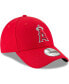 Men's Red Los Angeles Angels Game The League 9FORTY Adjustable Hat