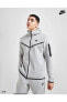 Фото #2 товара Толстовка Nike Sportswear Tech Fleece Full-Zip Hoodie Gri Erkek