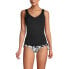 Фото #9 товара Women's Adjustable V-neck Underwire Tankini Swimsuit Top Adjustable Straps