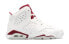 Фото #3 товара Jordan Air Jordan 6 Retro Maroon 高帮 复古篮球鞋 GS 白红 2015 / Кроссовки Jordan Air Jordan 836342-115