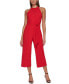 Halter-Neck Cropped Jumpsuit