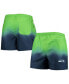 Men's Navy, Seattle Seahawks Dip-Dye Swim Shorts