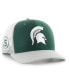 Фото #2 товара Men's Green Michigan State Spartans Side Note Trucker Snapback Hat