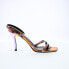 Фото #1 товара Diesel D-Venus Sandals Y03042-P1660-H9380 Womens Orange Heeled Sandals Shoes