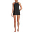 ფოტო #7 პროდუქტის Women's Mastectomy High Neck Swim Dress One Piece Swimsuit Adjustable Straps