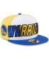 Фото #3 товара Men's White, Royal Golden State Warriors Back Half 9FIFTY Fitted Hat